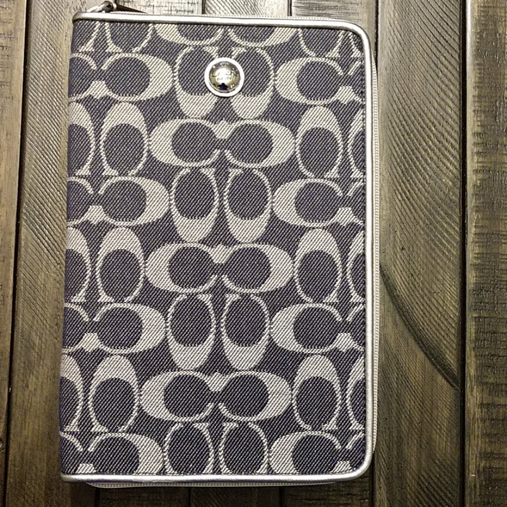 Coach E Reader Tablet Tech Case - Jean